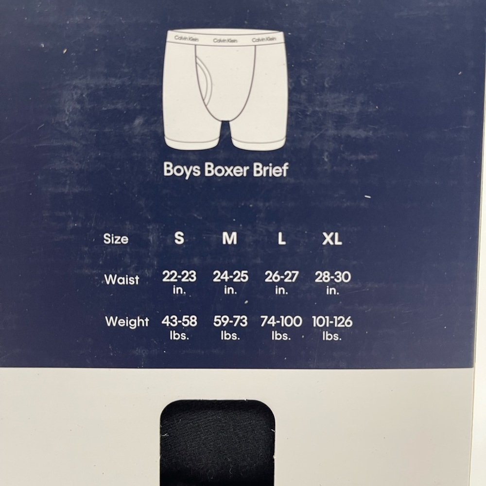 Calvin Klein Boys Boxer Briefs, 6-Pack, Assorted Colors Choose Your Size - Picture 7 of 7